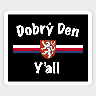 Dobry Den Y'all Texas Czech Heritage Sticker